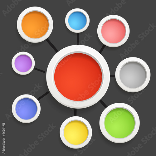 Modern social media abstract scheme template