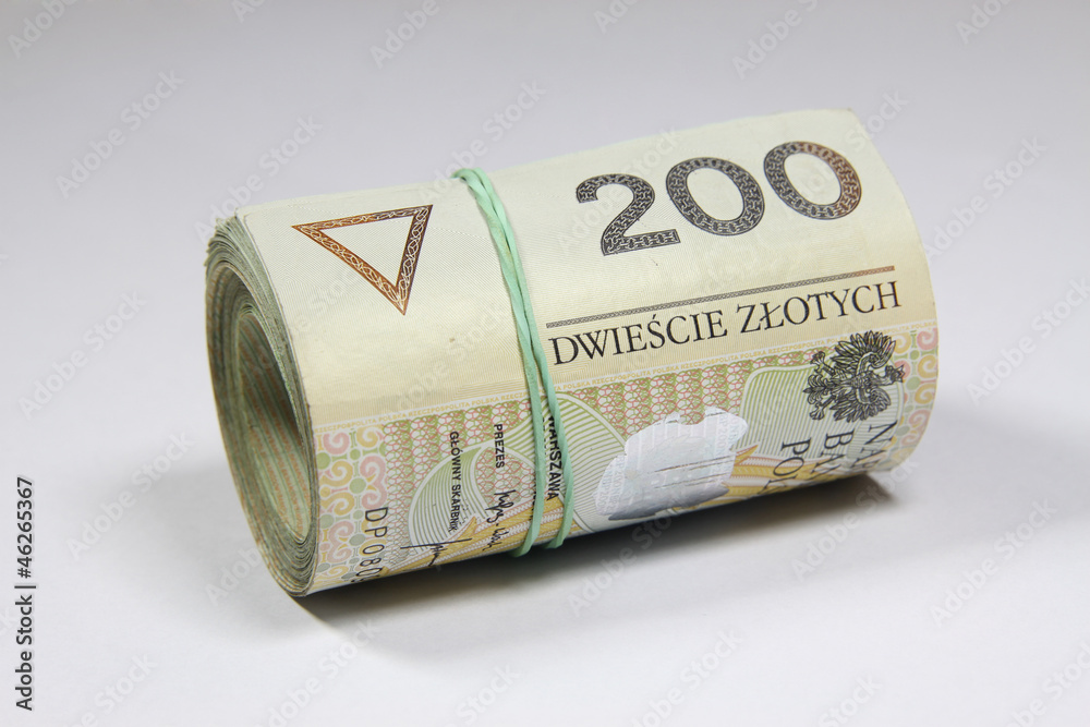 Polskie 200 złotych - obrazy, fototapety, plakaty 