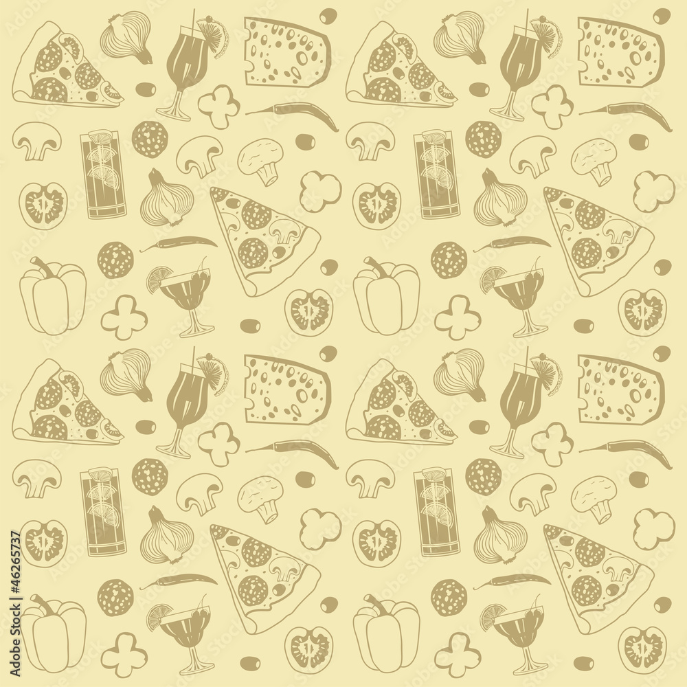 pizza seamless pattern pizza seamless pattern
