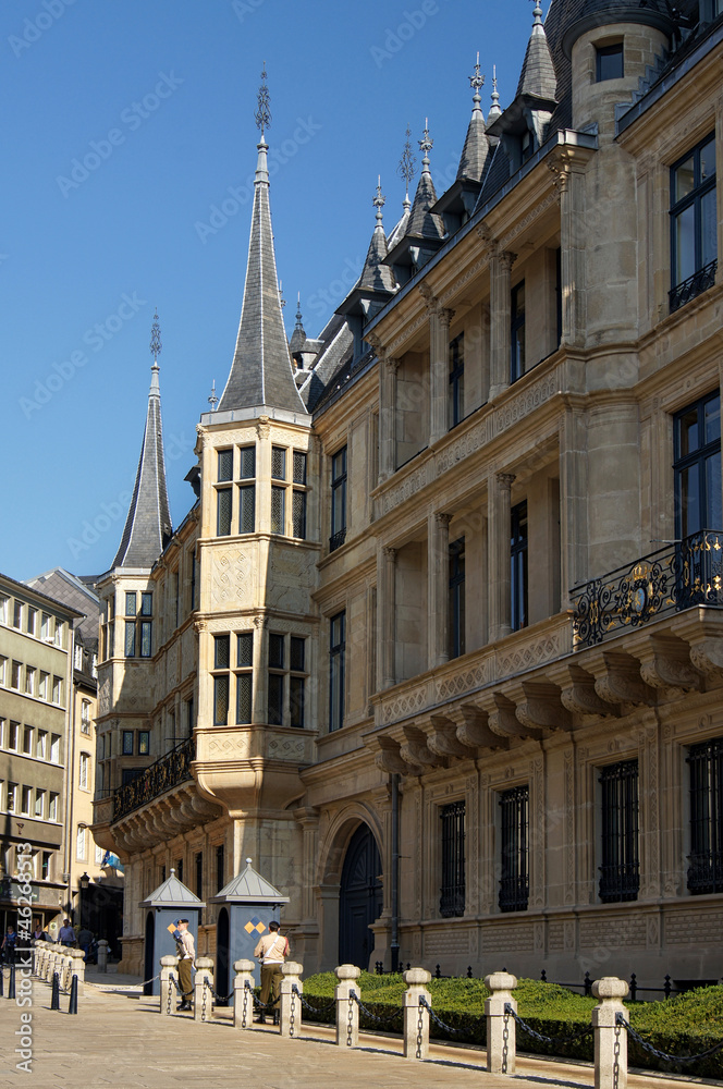 Fototapeta premium Großherzogliches Palais Altstadt Luxemburg