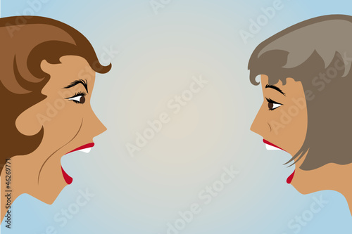 screaming women