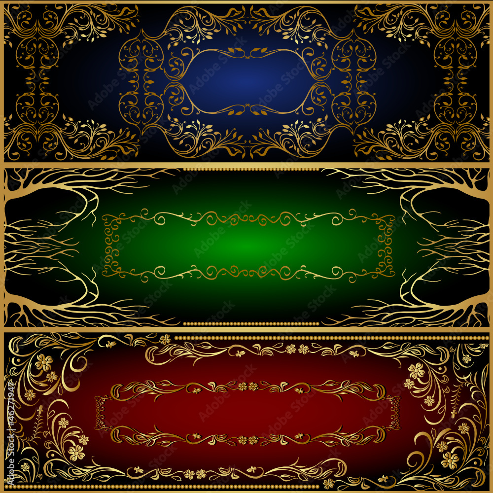 golden luxury banner