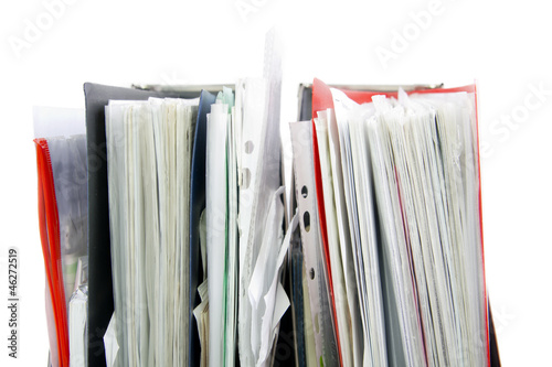 Files in the office folders