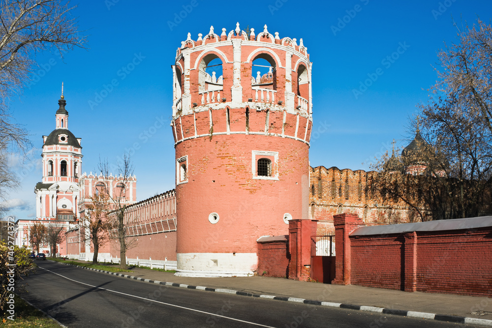 Tower and The Gate Church the Donskoy Monastery, Moscow