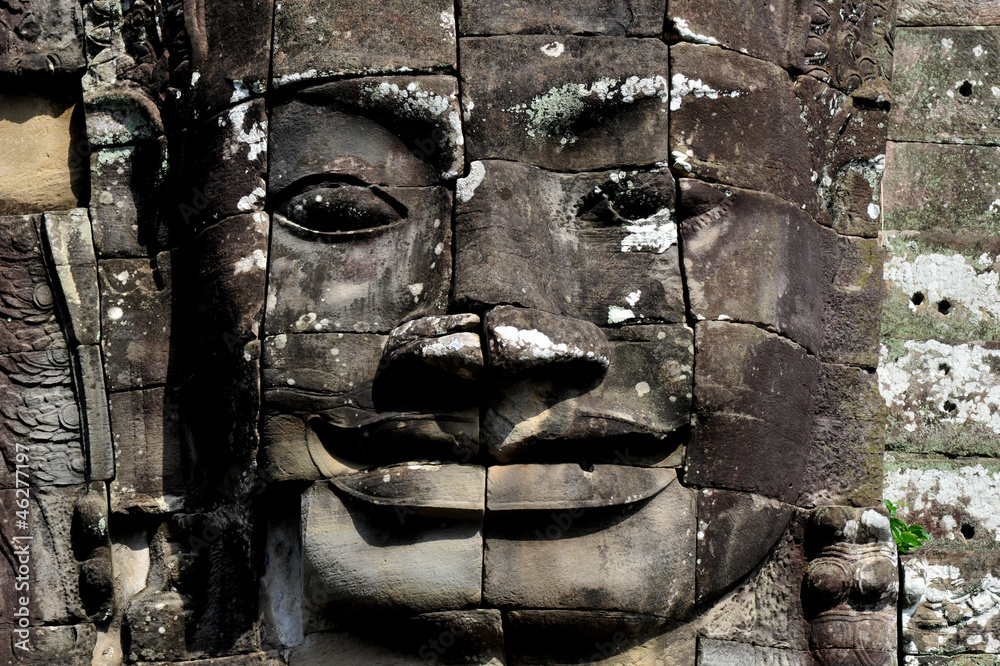 bayon temple face bayon temple face