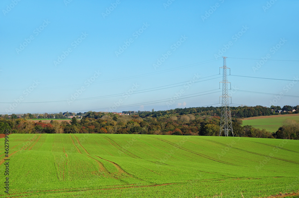 Typical agricultural landscape of Walloon, Belgium Typical agricultural landscape of Walloon, Belgium