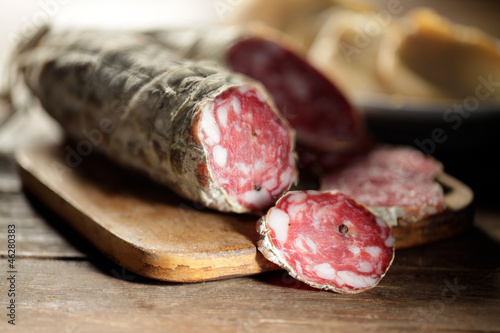 salame crudo italiano photo