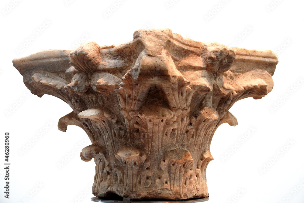 DETALLE CAPITEL DE UNA COLUMNA ROMANA