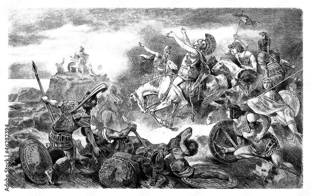 Obraz premium Antique Greek Heroes