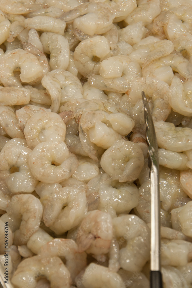 Raw shrimp Raw shrimp