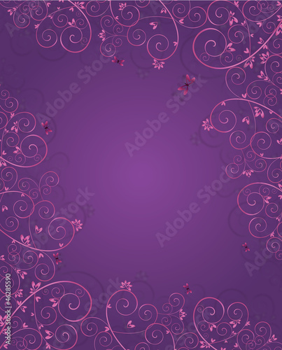 Background with floral pattern and space for your text.