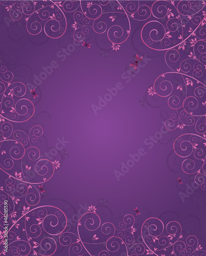 Background with floral pattern and space for your text.