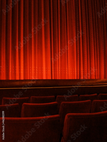 Red Theater Curtain