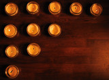 Background of candles.