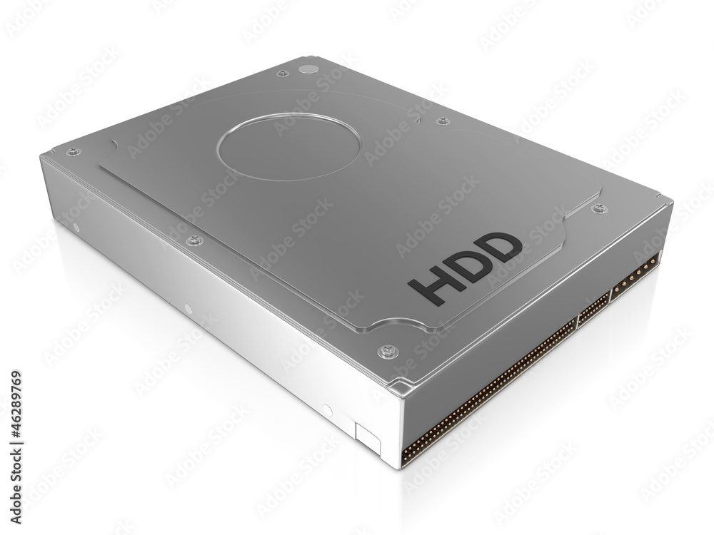 Hard Disk Drive isolated on white background Hard Disk Drive isolated on white background