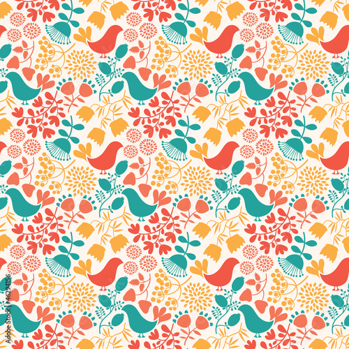 Floral seamless pattern