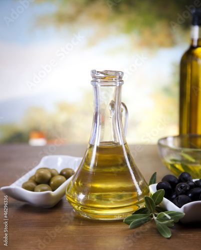 Carafe with olive oil 