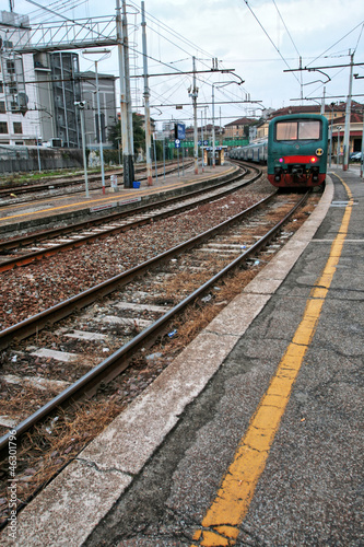 Treno alla stazione di Porta Genova