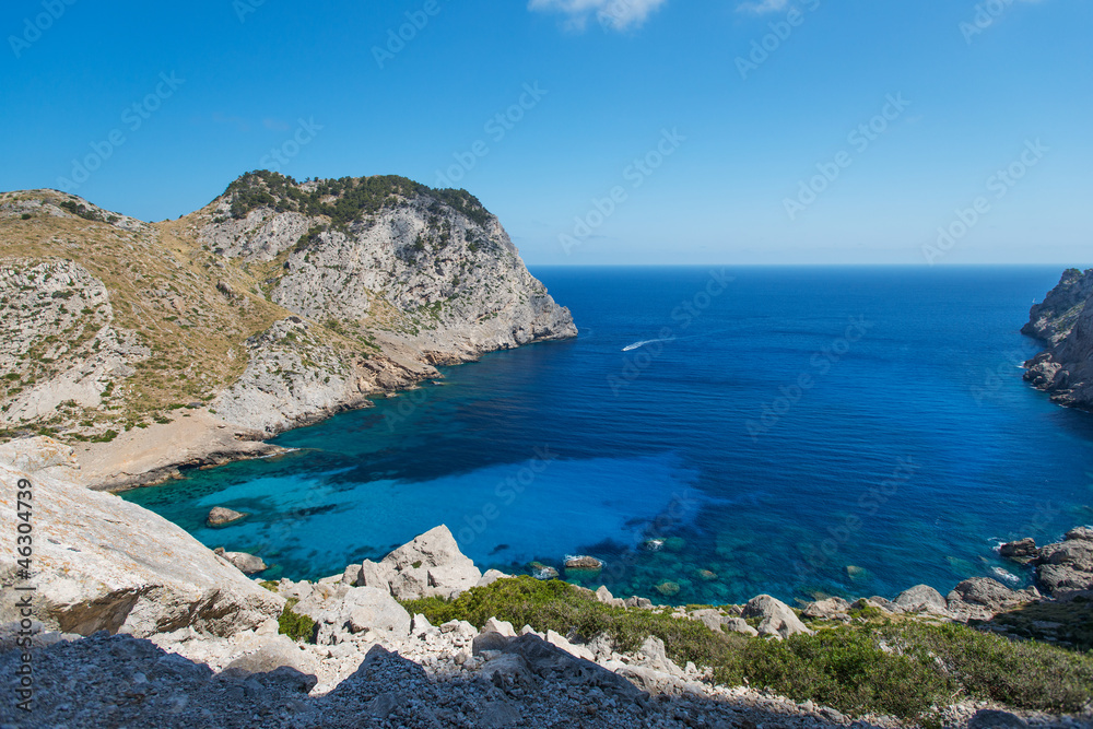 Coast near cape Formentor at Mallorca Spain Coast near cape Formentor at Mallorca Spain