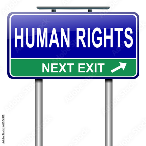 Human rights concept. © creative soul