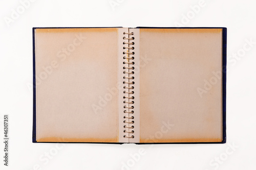 photo album isolated on white background