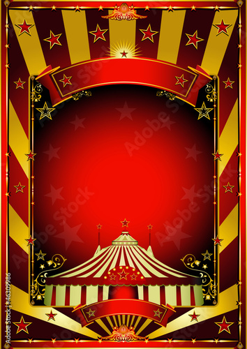Gold circus background