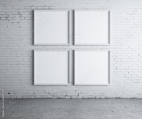 four blank frame