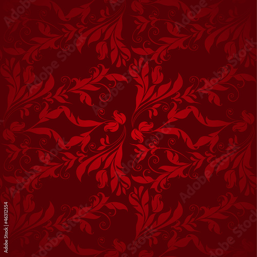 Luxury floral background seamless