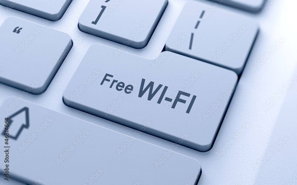Free WI-FI button Free WI-FI button