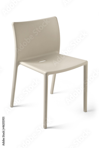 Chair  Plastic  Cream