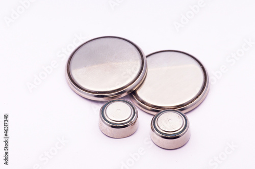 button battery isolated on white