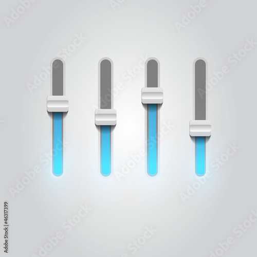 User interface sliders