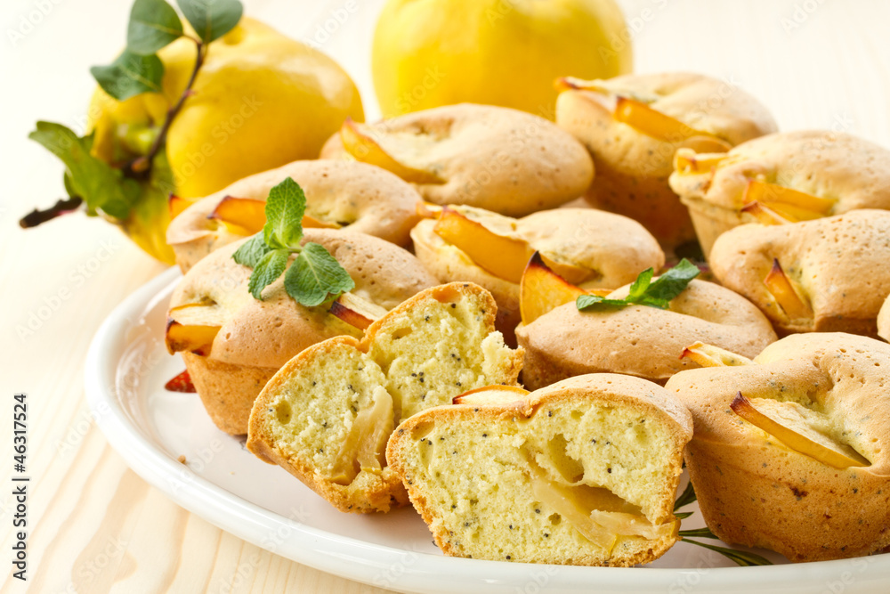 Muffins with quince Muffins with quince