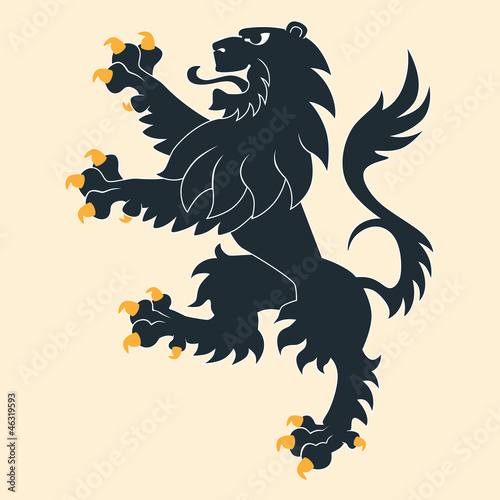 Heraldic lion