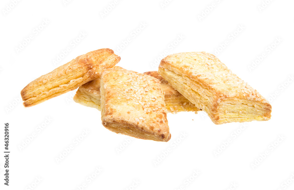 sweet cookies isolated on a white background sweet cookies isolated on a white background