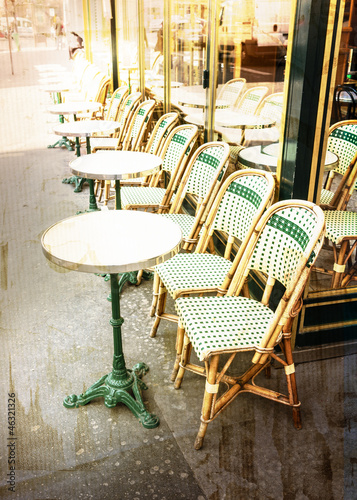 old-fashioned Cafe terrace