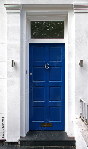 Blue door