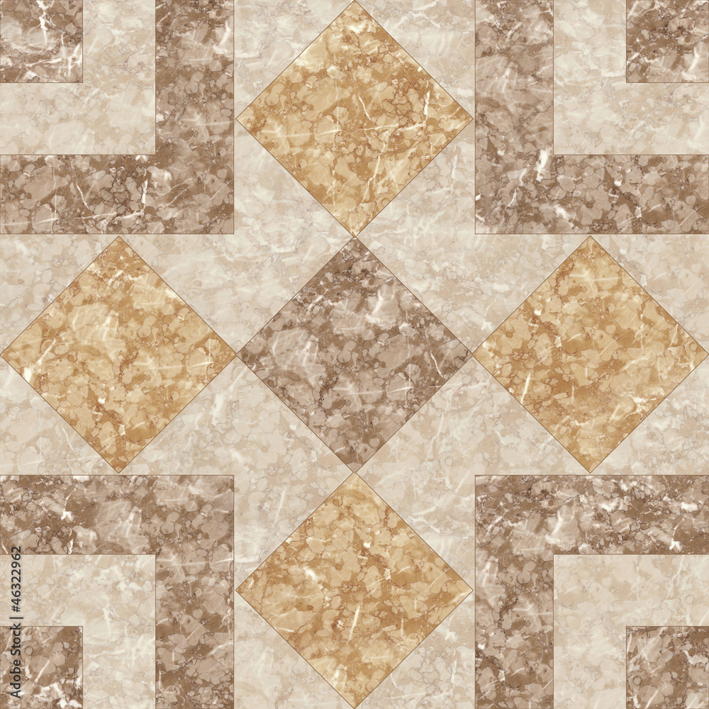 Fototapeta premium Brown marble-stone mosaic texture. (High.res.)