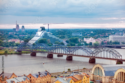 Riga, Latvia, cityscape from Academy of Sciences