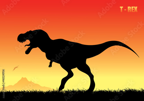 Tyrannosaurus rex background