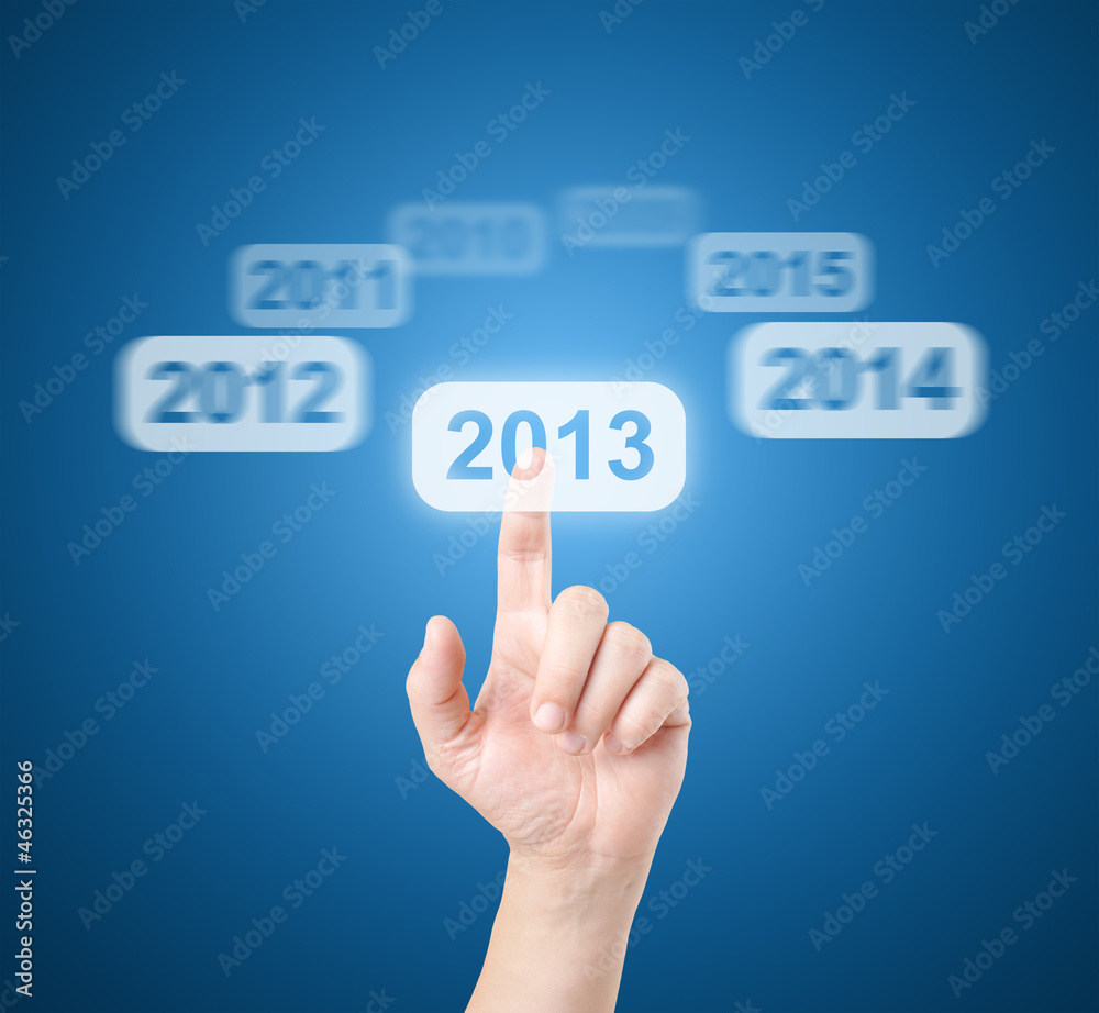 Finger selects touchscreen 2013 Finger selects touchscreen 2013