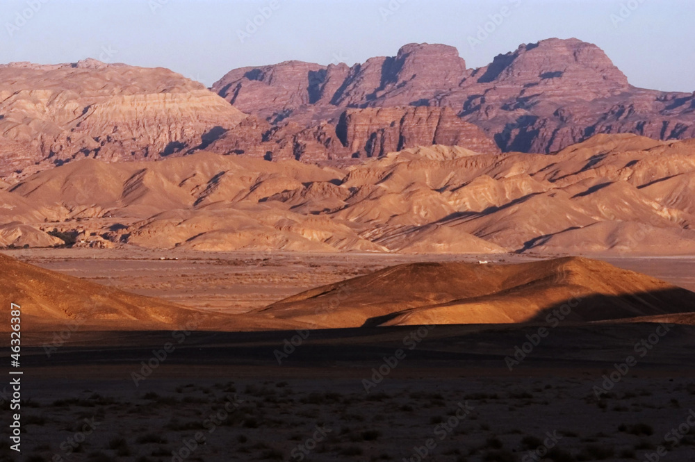The Arava valley in Israel