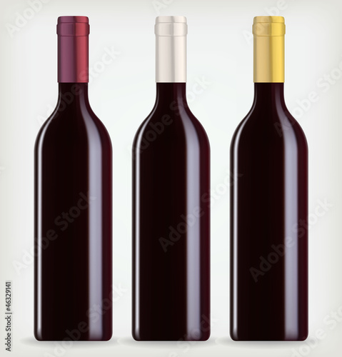 Three bottles of wine