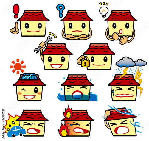 家のキャラクター(11種)