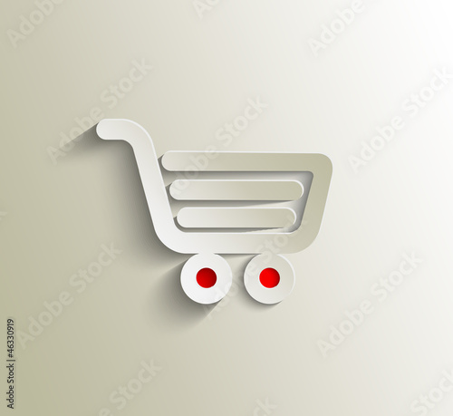 vector shopping web icon design element.