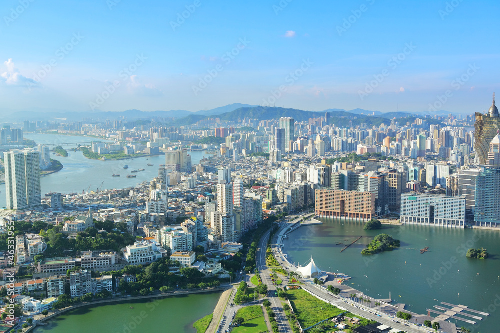 Naklejka premium Macau city