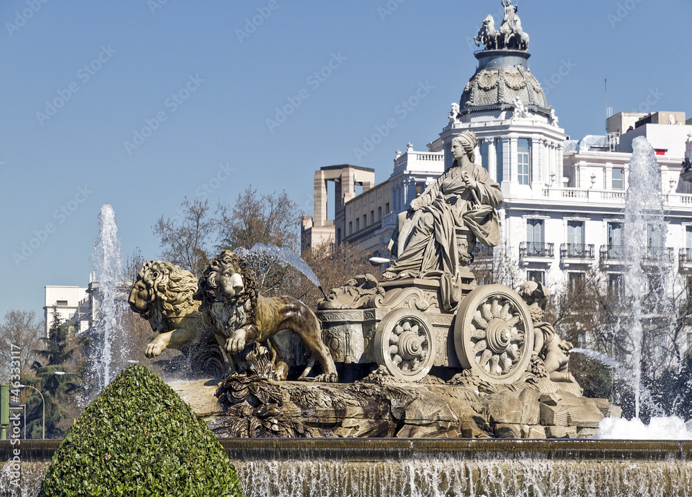 Cibeles Fountain in Madrid