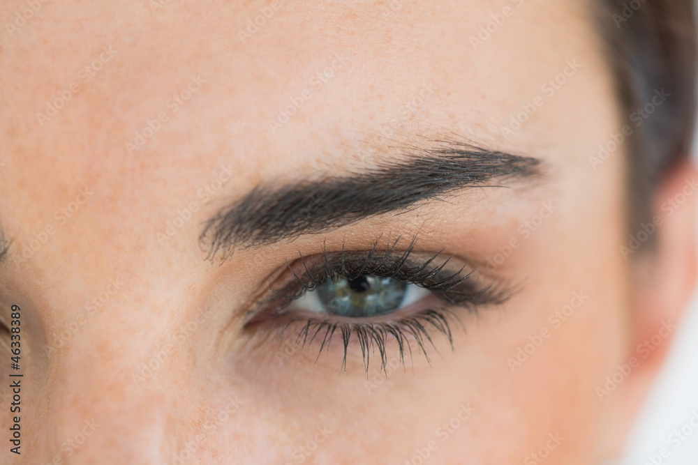 Fototapeta premium Woman with blue eyes