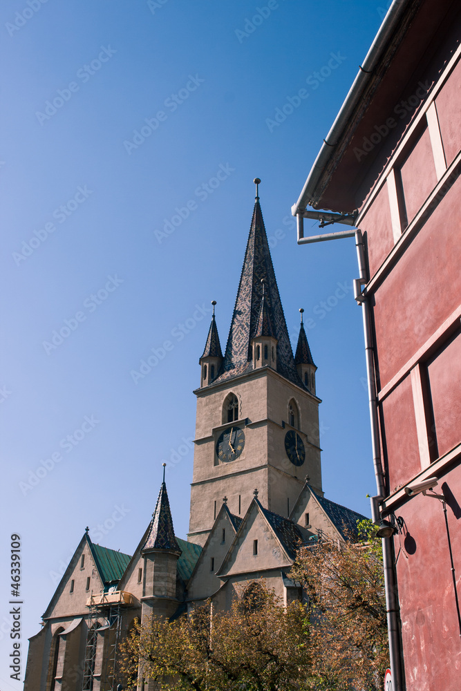 Evangelical Church Tower in Sibiu