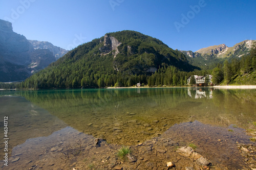 Fototapeta Naklejka Na Ścianę i Meble -  Pragser Wildsee - Dolomiten - Alpen